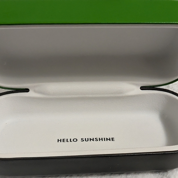 Kate Spade Green and Black Eyewear Case With Cloth - Picture 7 of 7